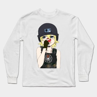 Brenton Tarrant Anime Girl design Long Sleeve T-Shirt